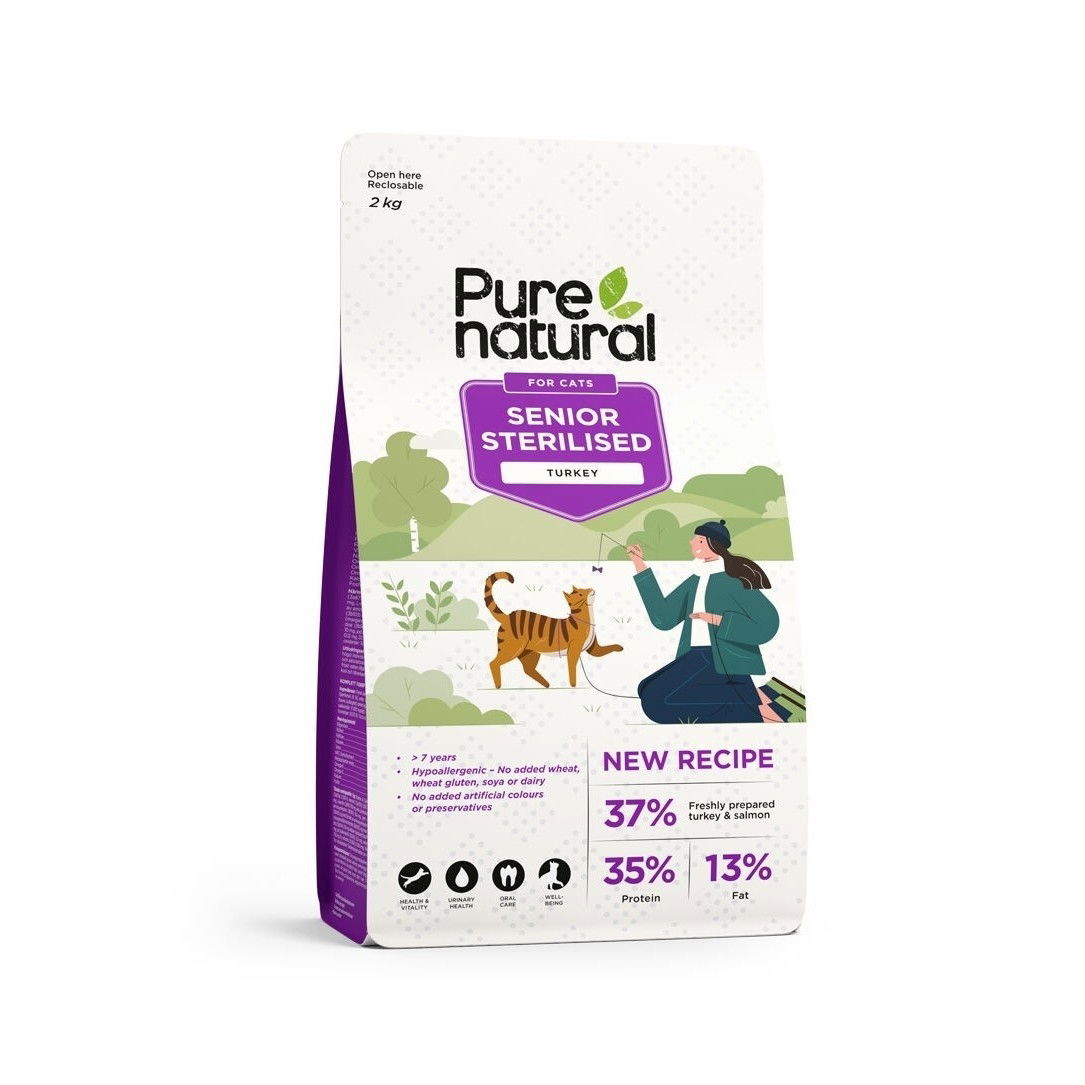 Purenatural Cat Sterilised Turkey