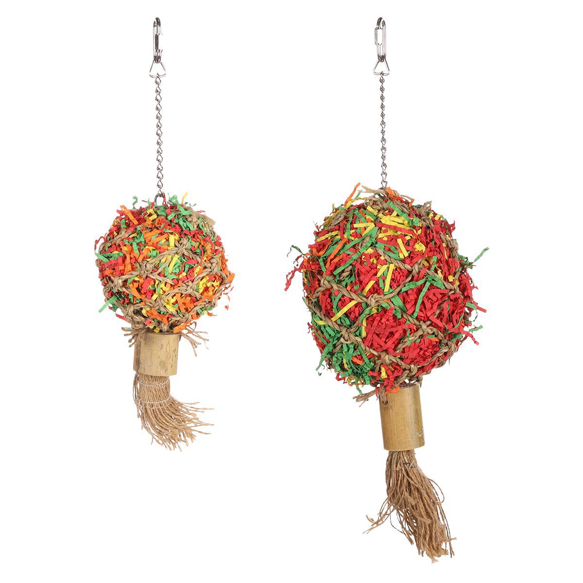 Flamingo Parakeet toy papyr Multicolored 36cm