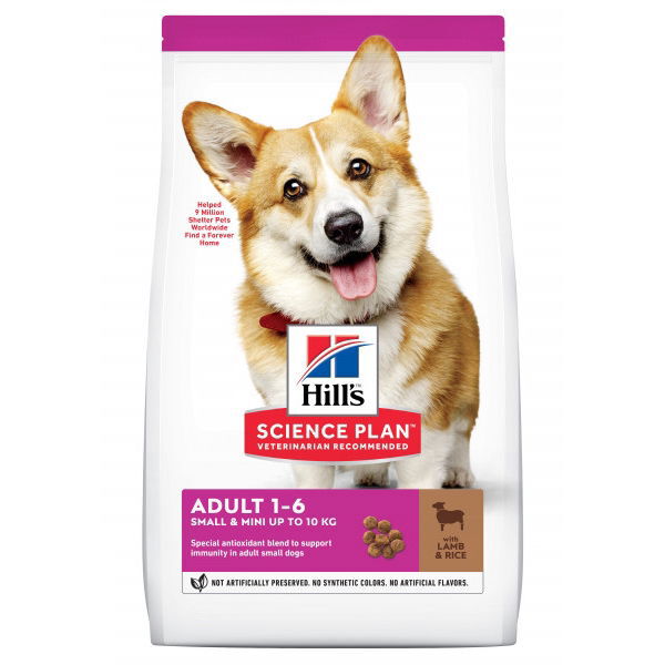 Science Plan Adult Small & Mini med Lamm & Ris