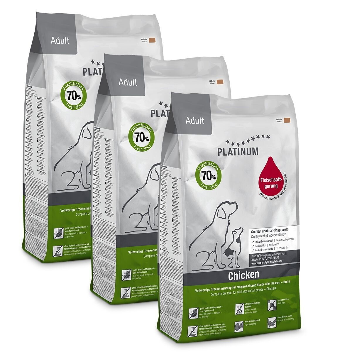 Platinum Adult Chicken 3x5kg