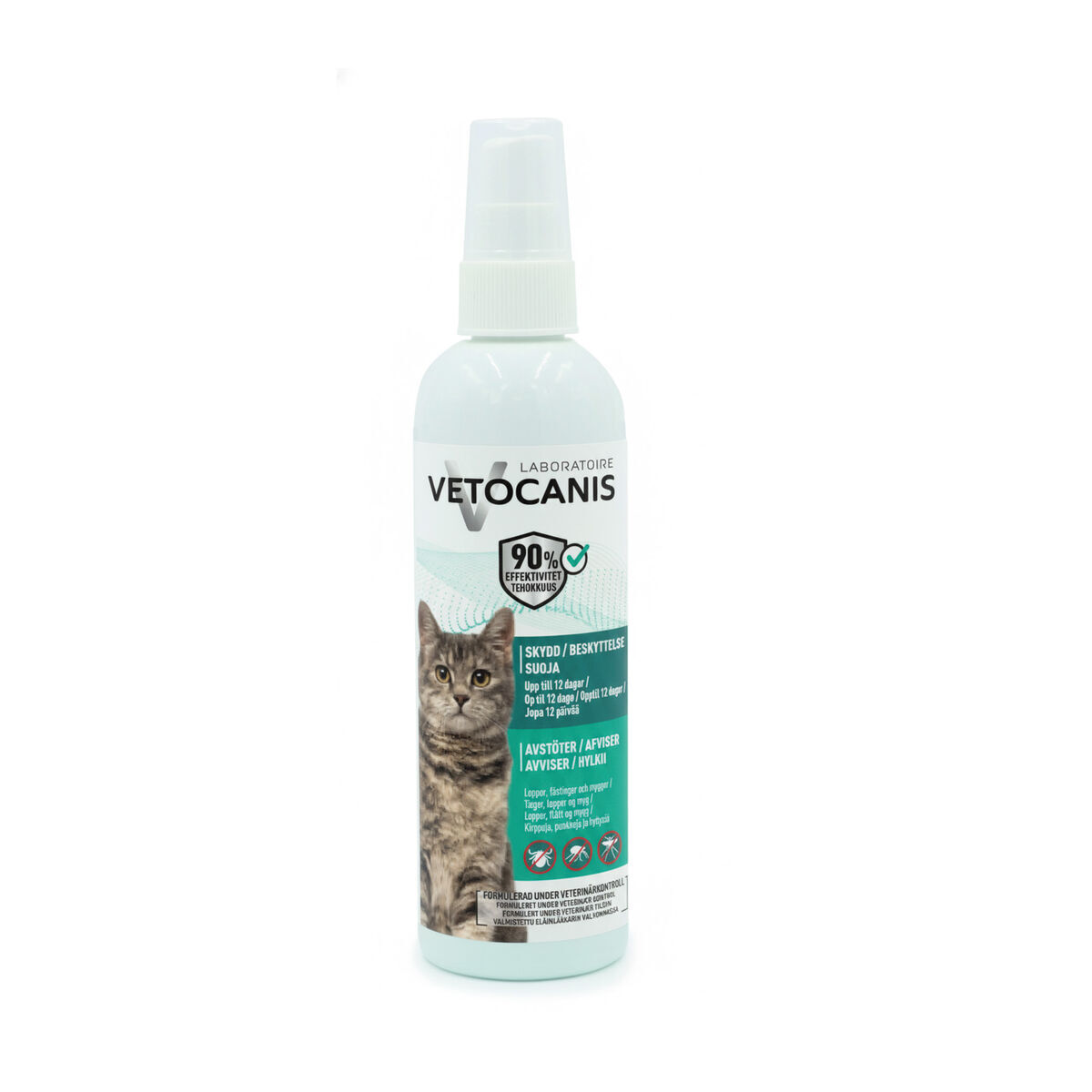 Vetocanis Anti-parasitt Spray til Katt 250 ml - Flåttmiddel katt
