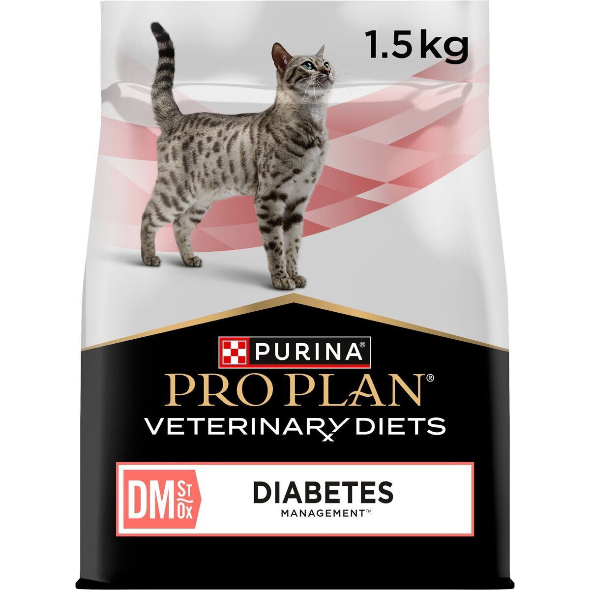 Purina Pro Plan Veterinary Diets Feline Adult DM ST/OX Diabetes Management 1,5kg