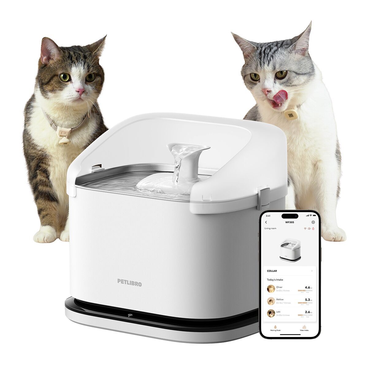 Petlibro Dockstream RFID Multi Cats Water Fountain W