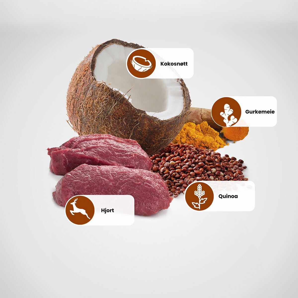 N&D Quinoa Dog Skin&Coat Venison 2,5kg