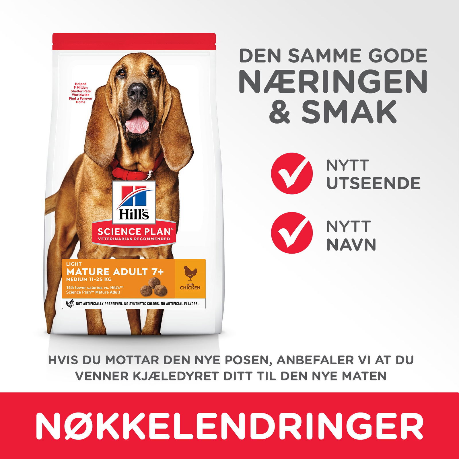 Hill's Science Plan Canine Mature Light Medium Chicken 