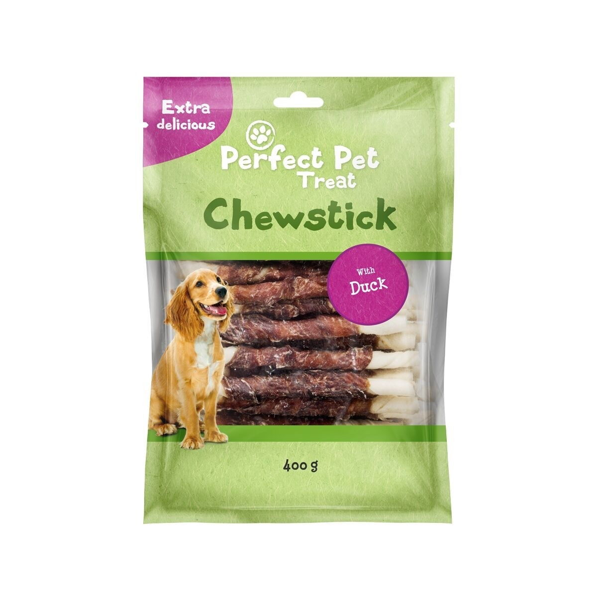 Perfect Pet Duck Wrapped Tuggben 13 cm 400 g - Hundebein