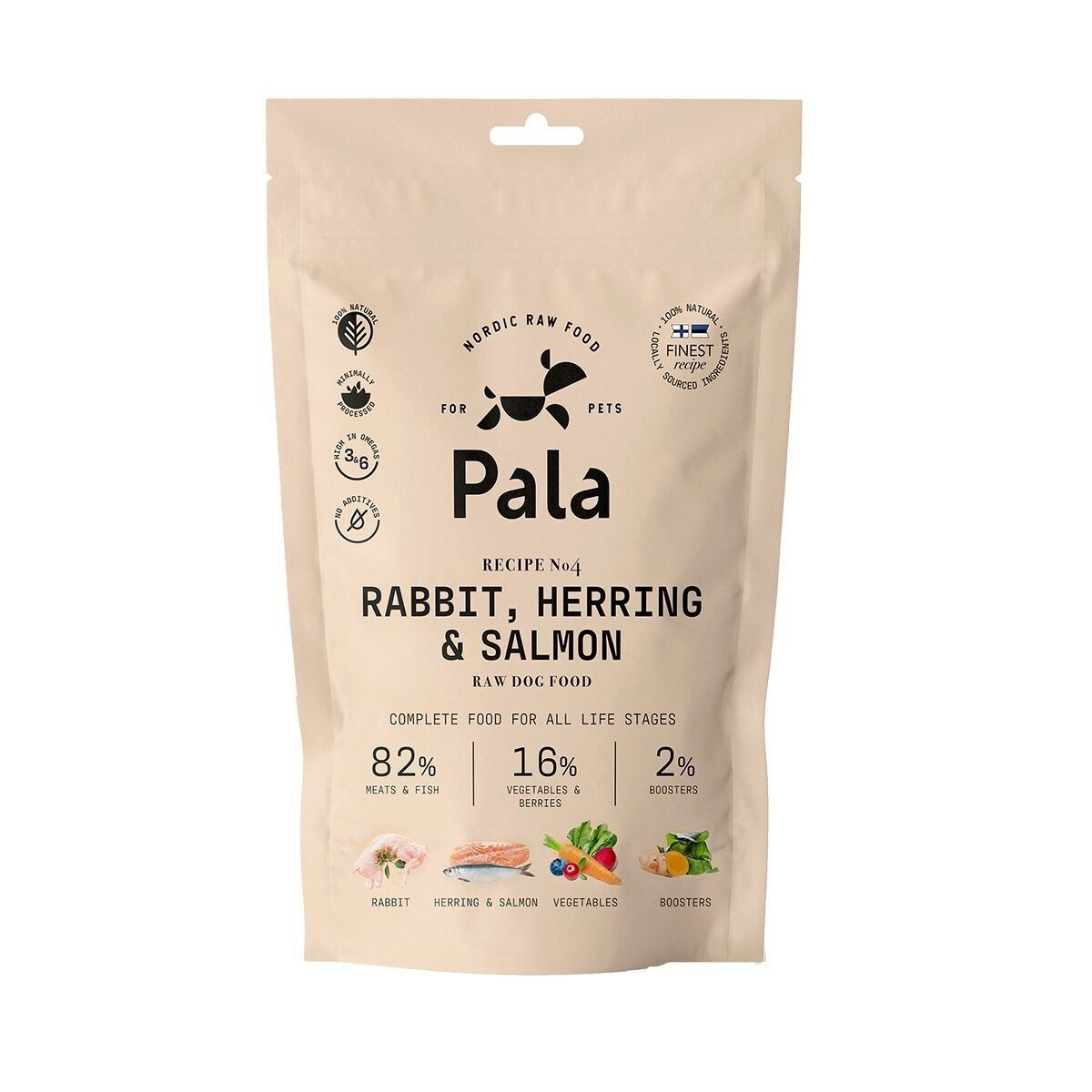 Pala #4 Rabbit, Herring&Salmon 