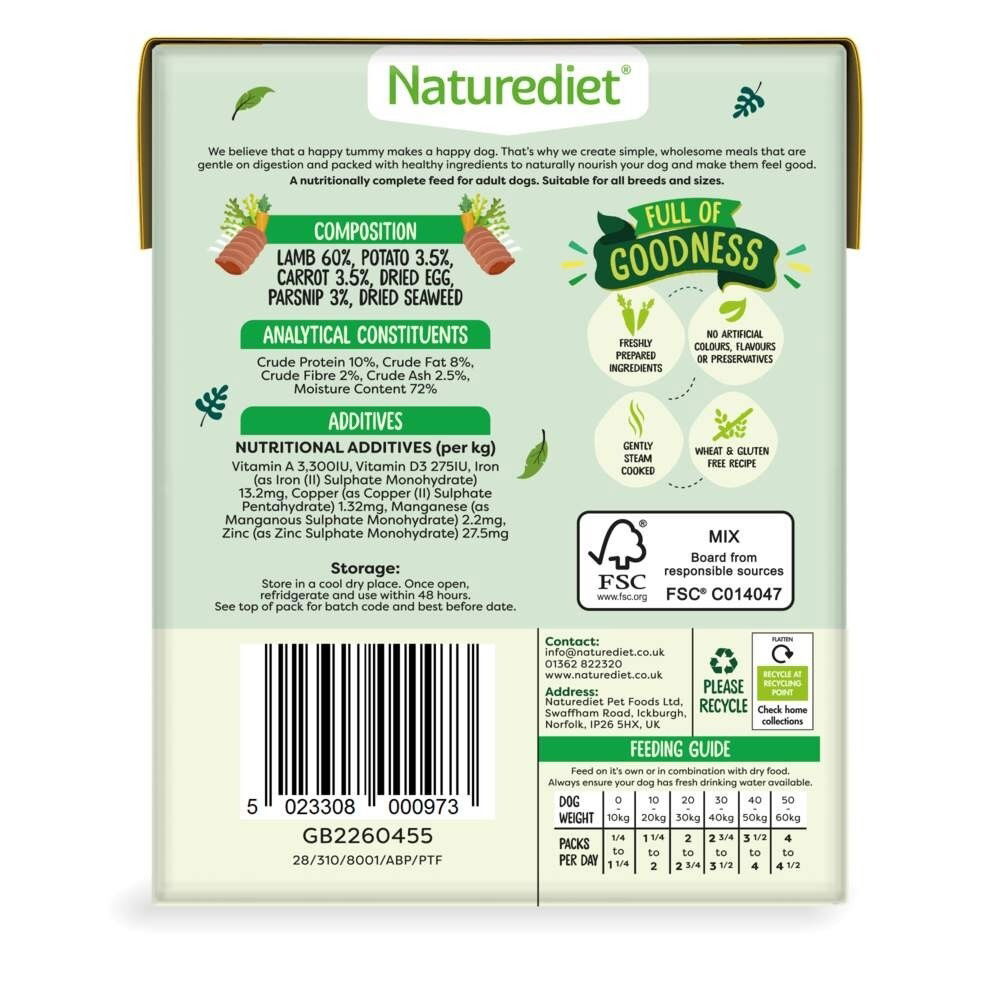 Naturediet Grain Free lam