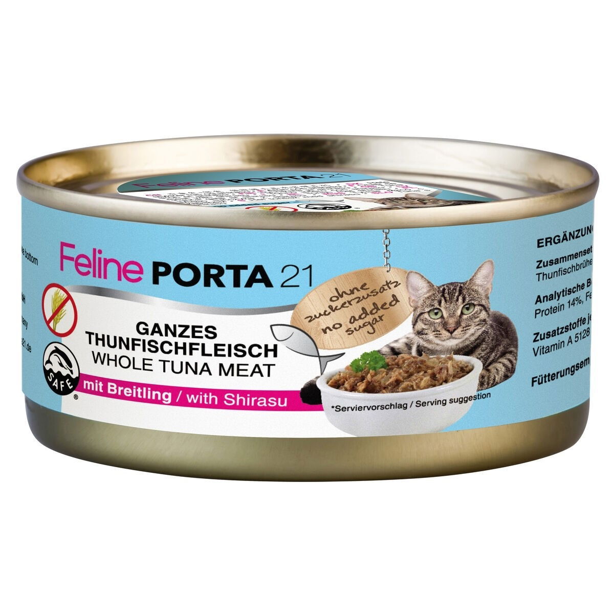 Feline Porta 21 Tunfisk & Shirasu - Våtfôr til katt