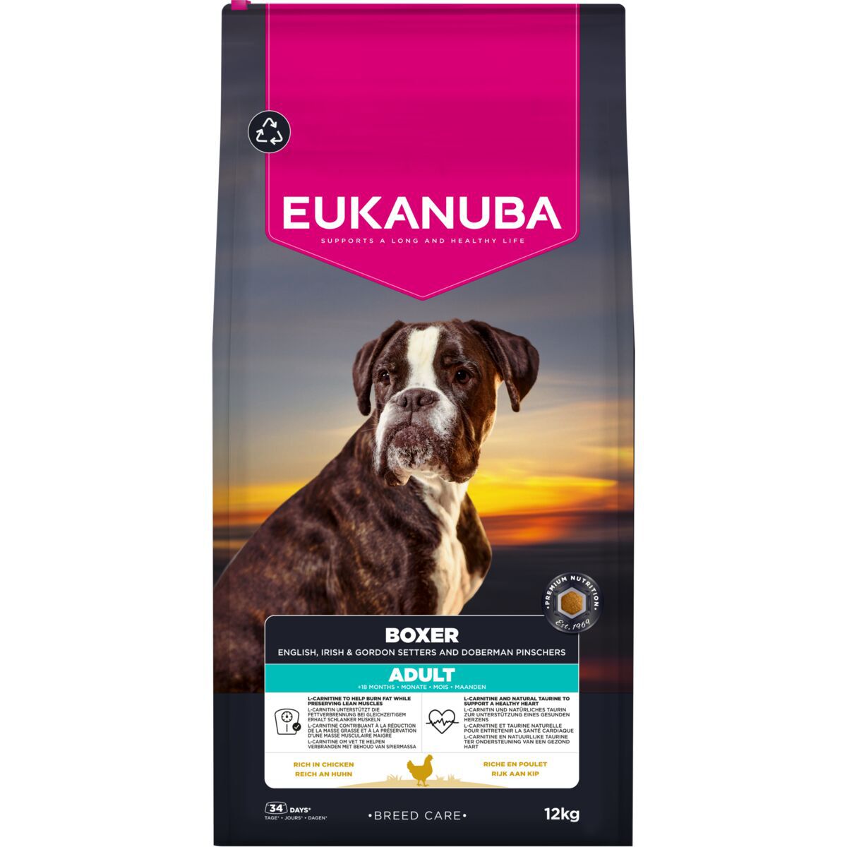 Eukanuba Dog Breed Care Boxer Tørrfôr til Hund