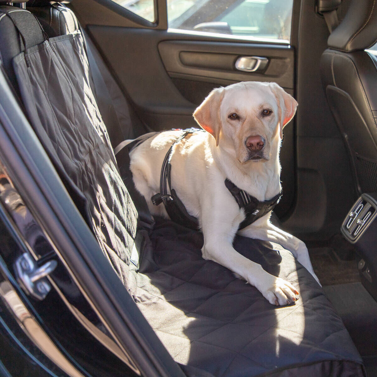 Feel Active Car Cover for seat or trunk waterproof black 120 x 136 cm