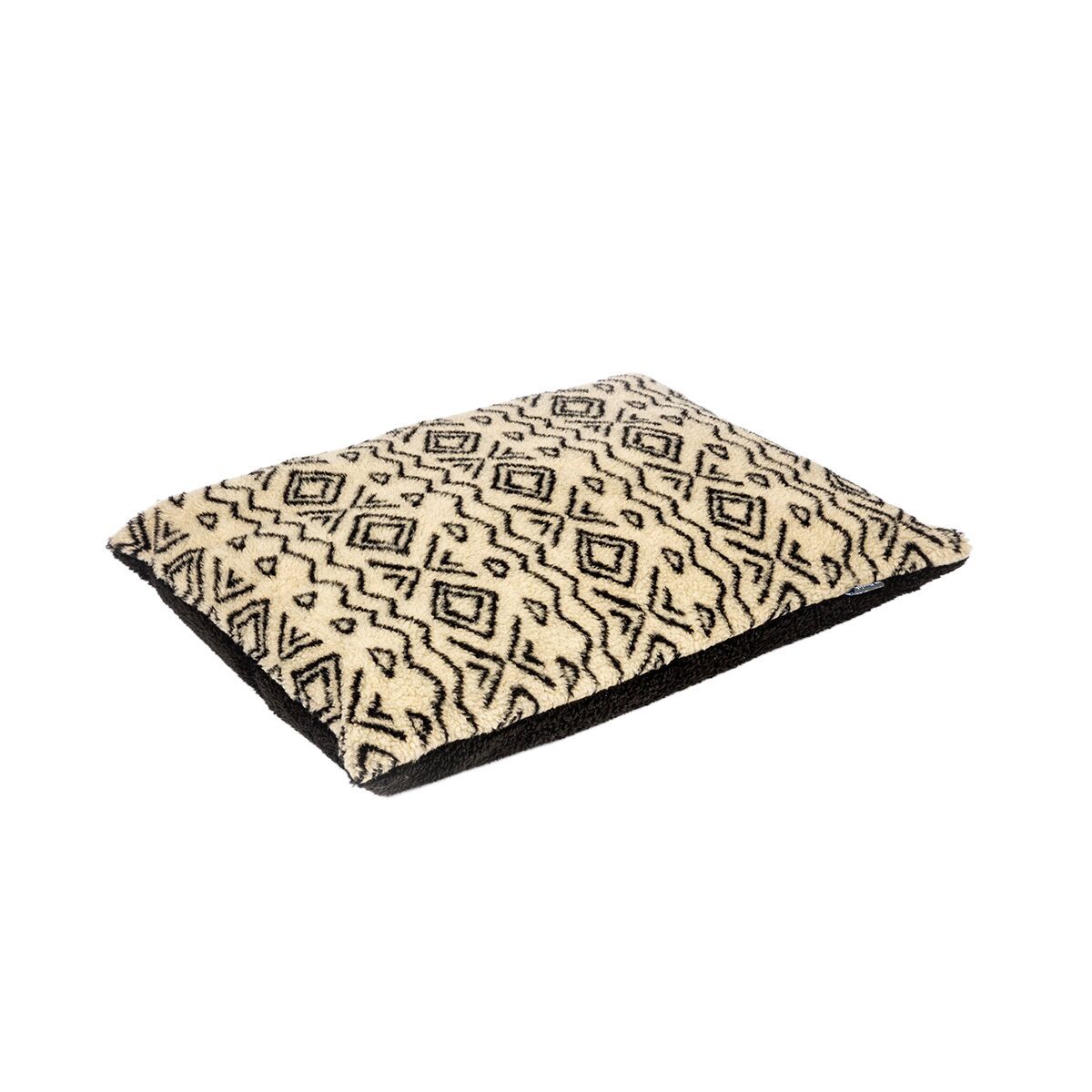 Dog bed Danish design Fleece Neutral Geometric