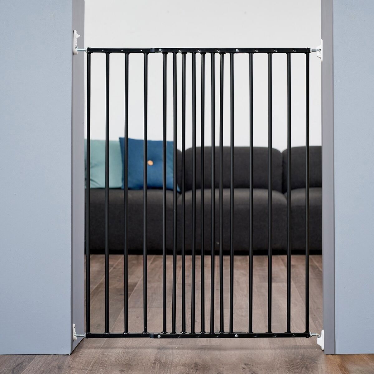 DogSpace Charlie wall mounted extending gate extra tall