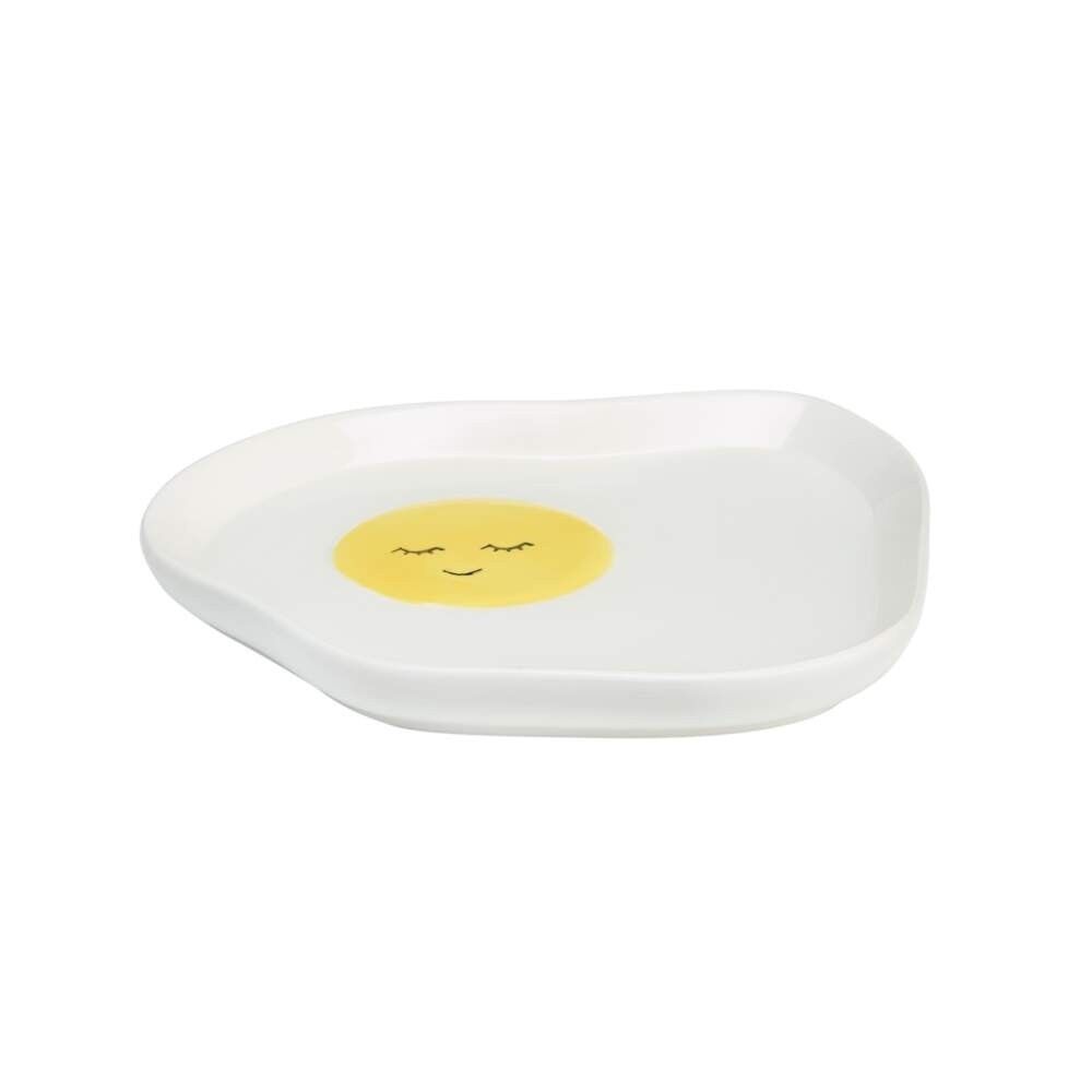 Little&Bigger Breakfast Club ceramic sunny side up saucer