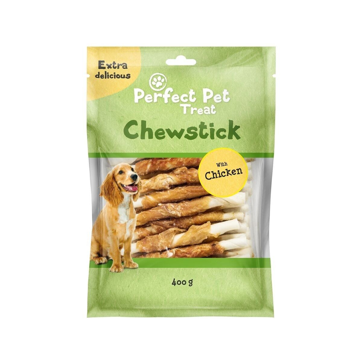 Perfect Pet Chicken Wrapped Tuggben 13 cm 400 g - Hundebein