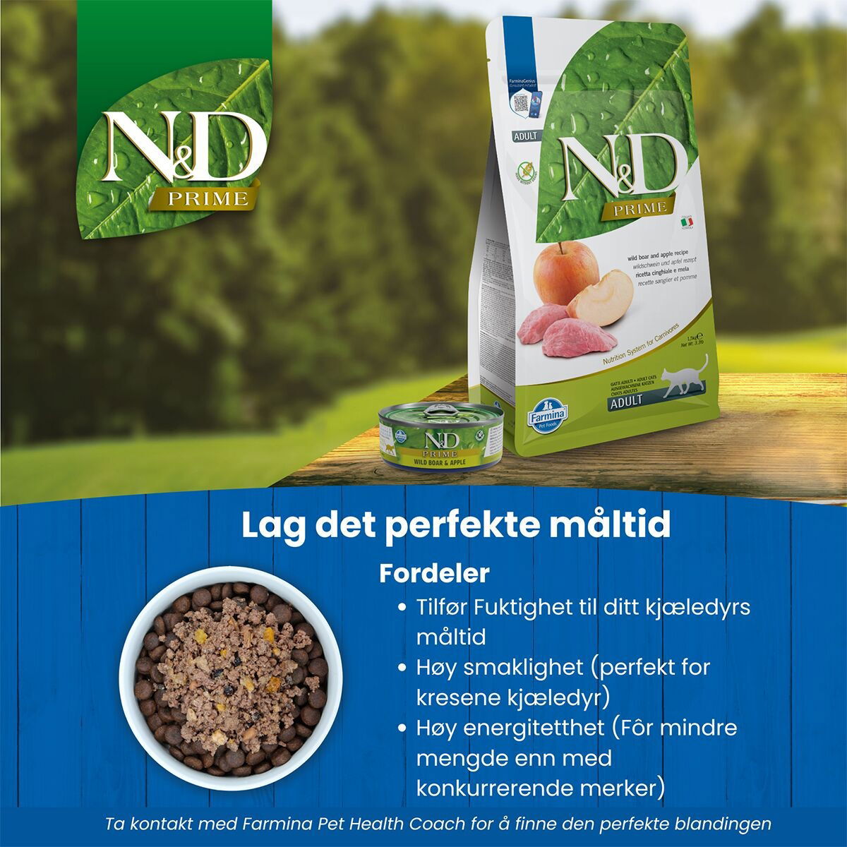 N&D Prime Cat Wild Boar&Apple