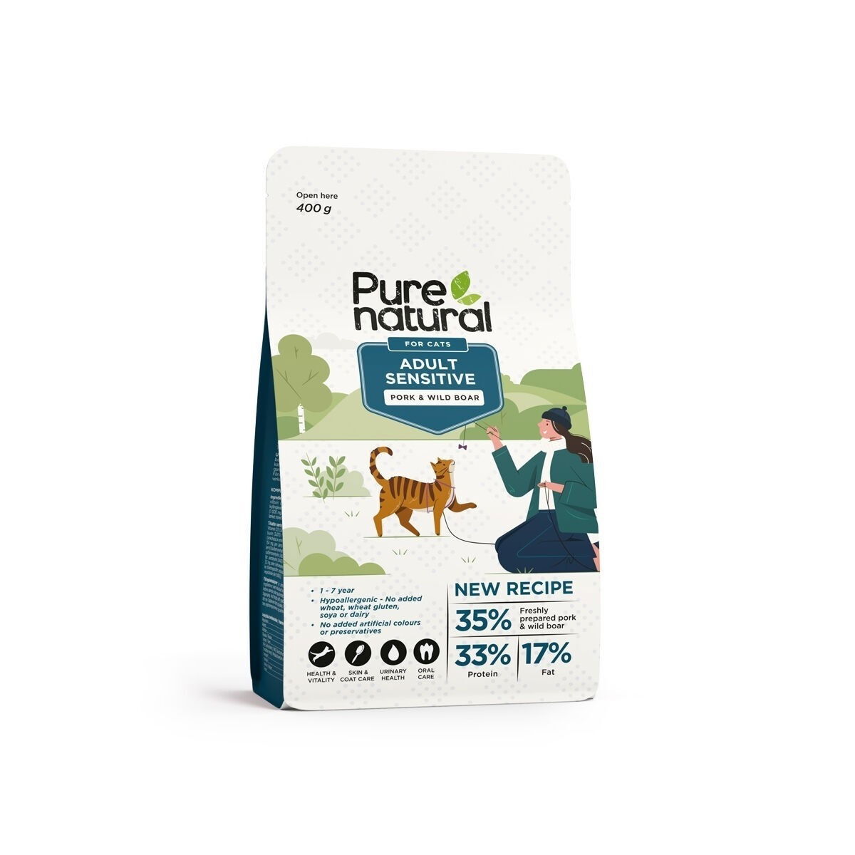 Purenatural Cat Adult Sensitive Pork & Wild Boar