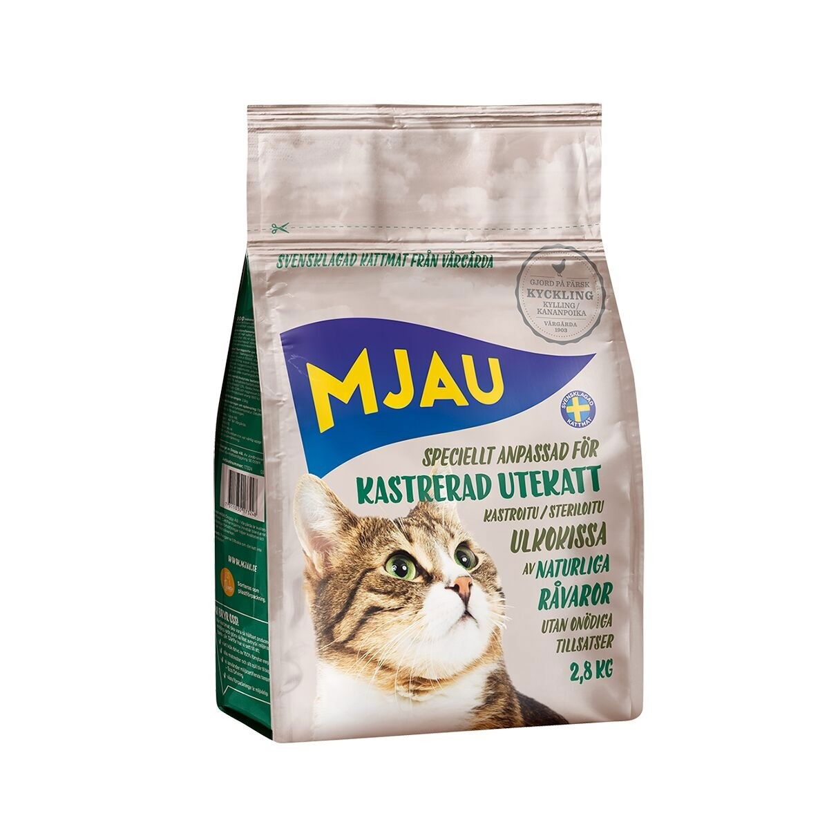 Mjau Kastrert utekatt