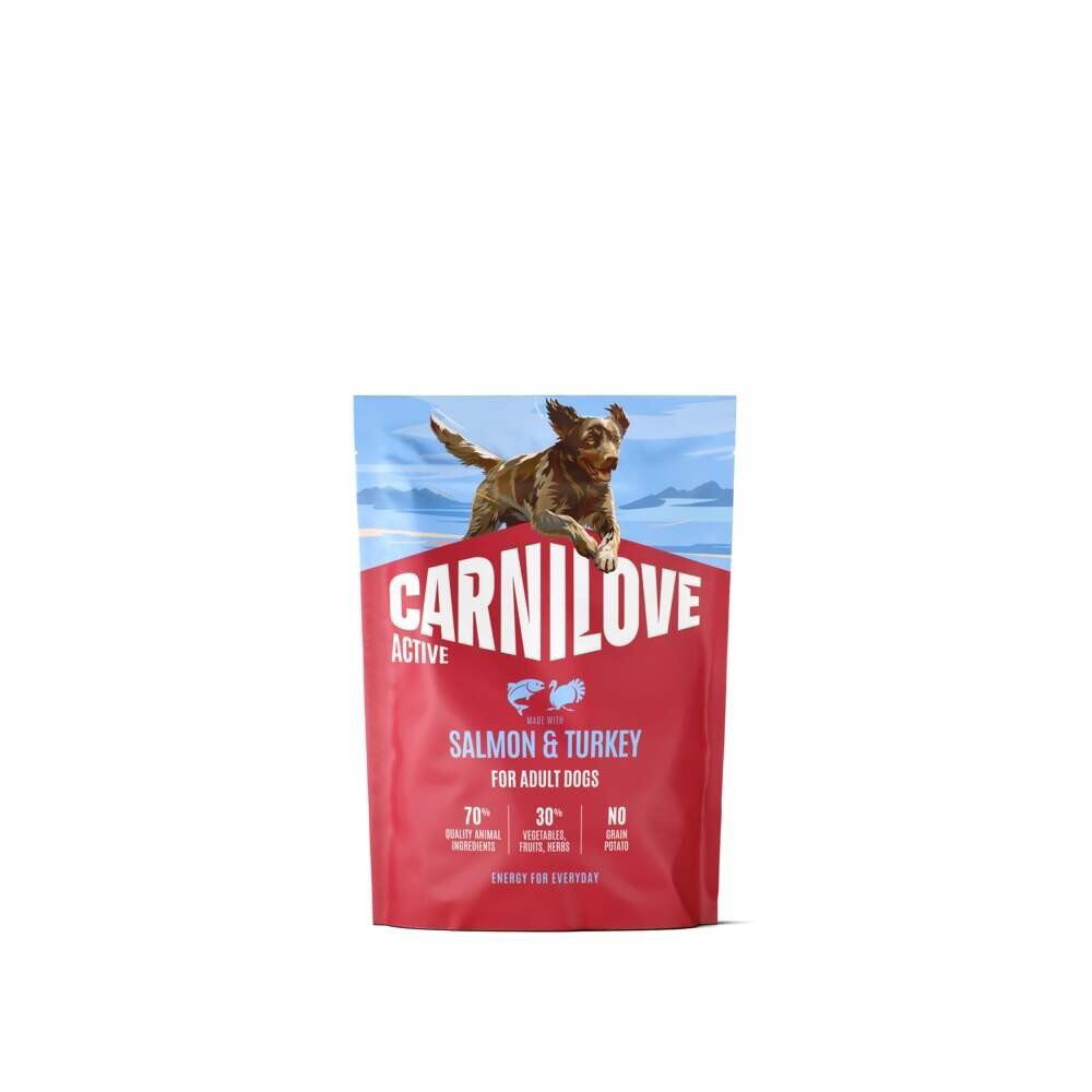 CARNILOVE Active dog dry made with salmon & turkey for adult all breeds