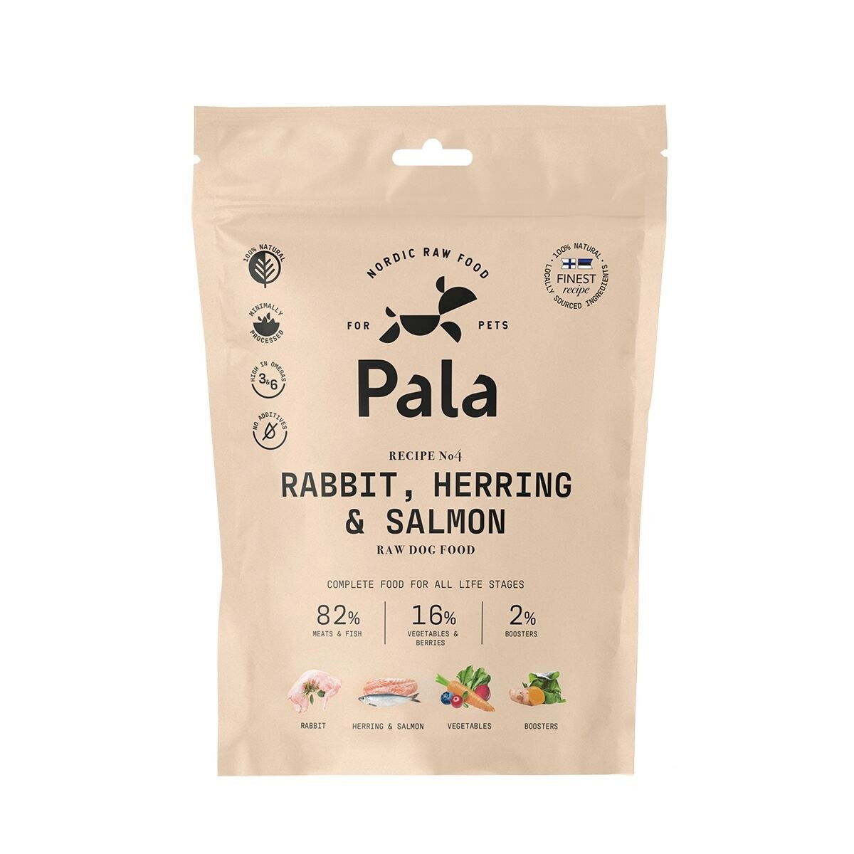 Pala #4 Rabbit, Herring&Salmon 