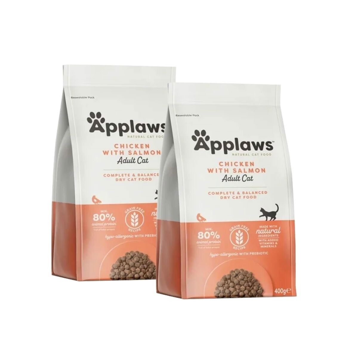 Applaws Cat Chicken&Salmon 2x2kg - Tørrfôr til katt