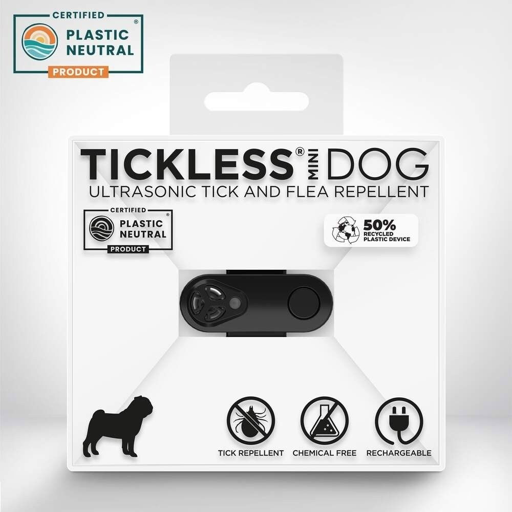Tickless MINI DOG Electronic Tick Repellent black