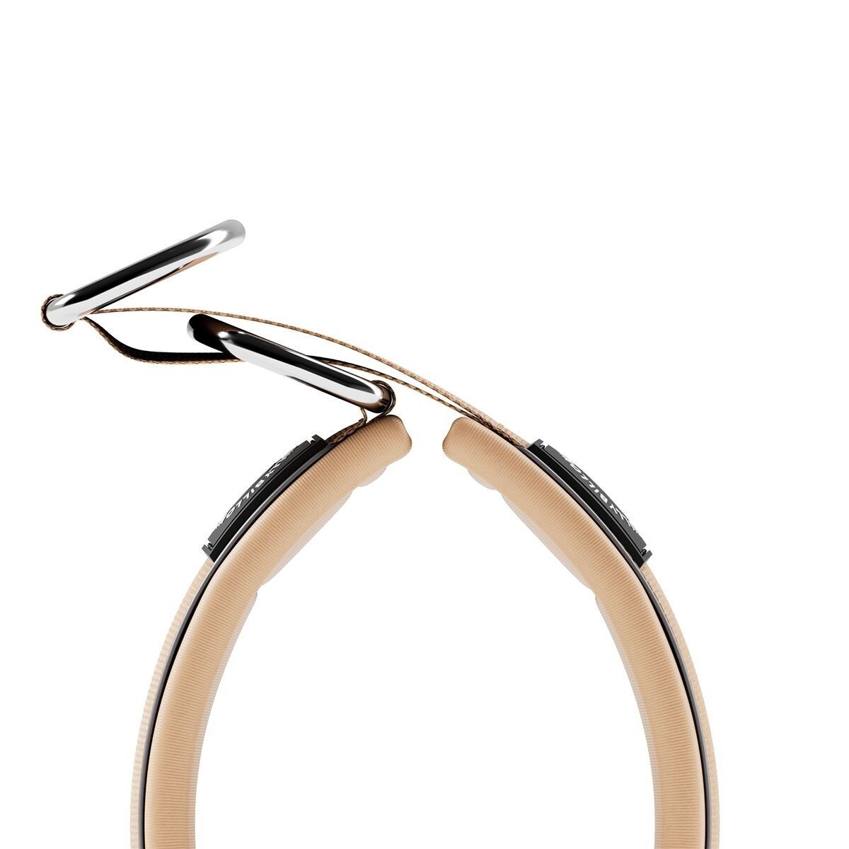 BullyBillows Slip on Collar Reflective 4cm Tan