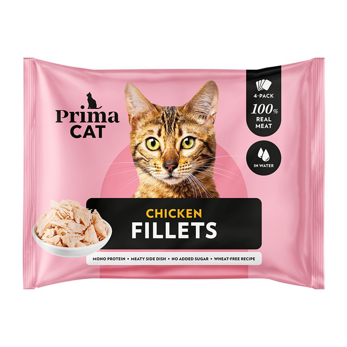 PrimaCat Chicken in Water - Våtfôr til katt