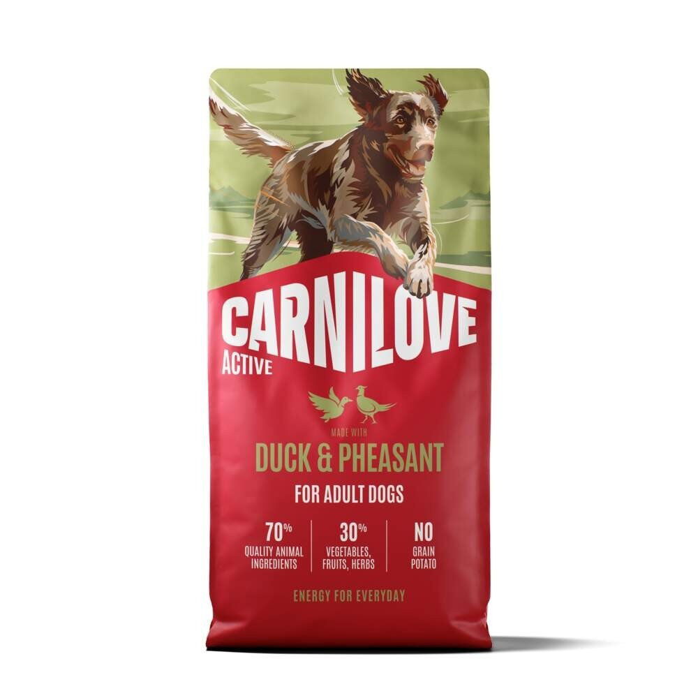 CARNILOVE Active dog dry made with duck & Pheasant for adult all breeds