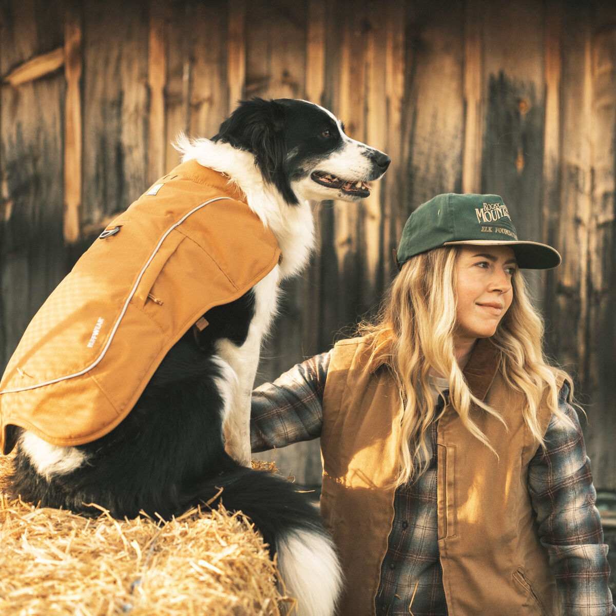 Metatekst: Ruffwear Overcoat Fuse Fôret Hundedekken Brun L
