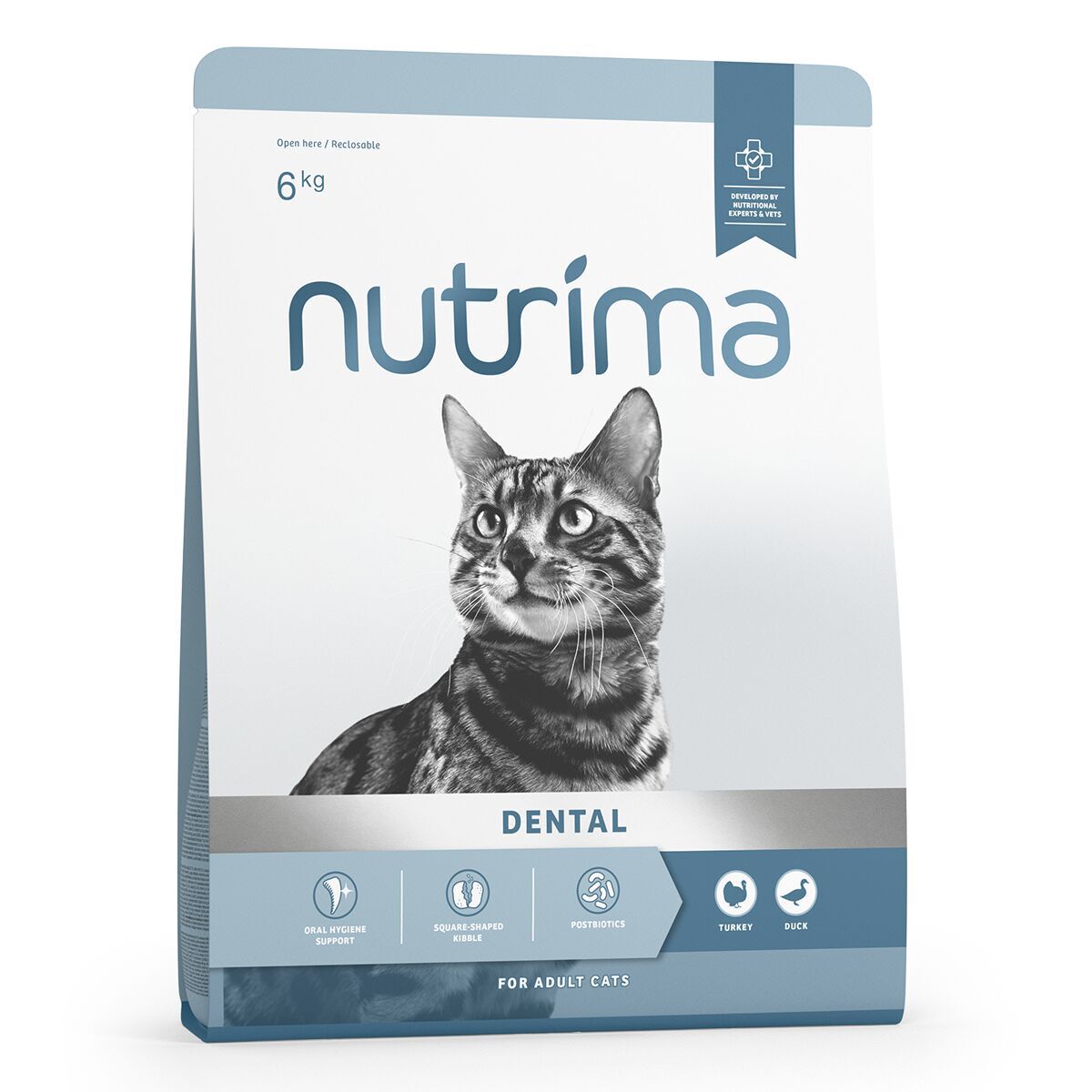 Nutrima Cat Adult Dental Turkey & Duck Tørrfôr til Katt 6kg