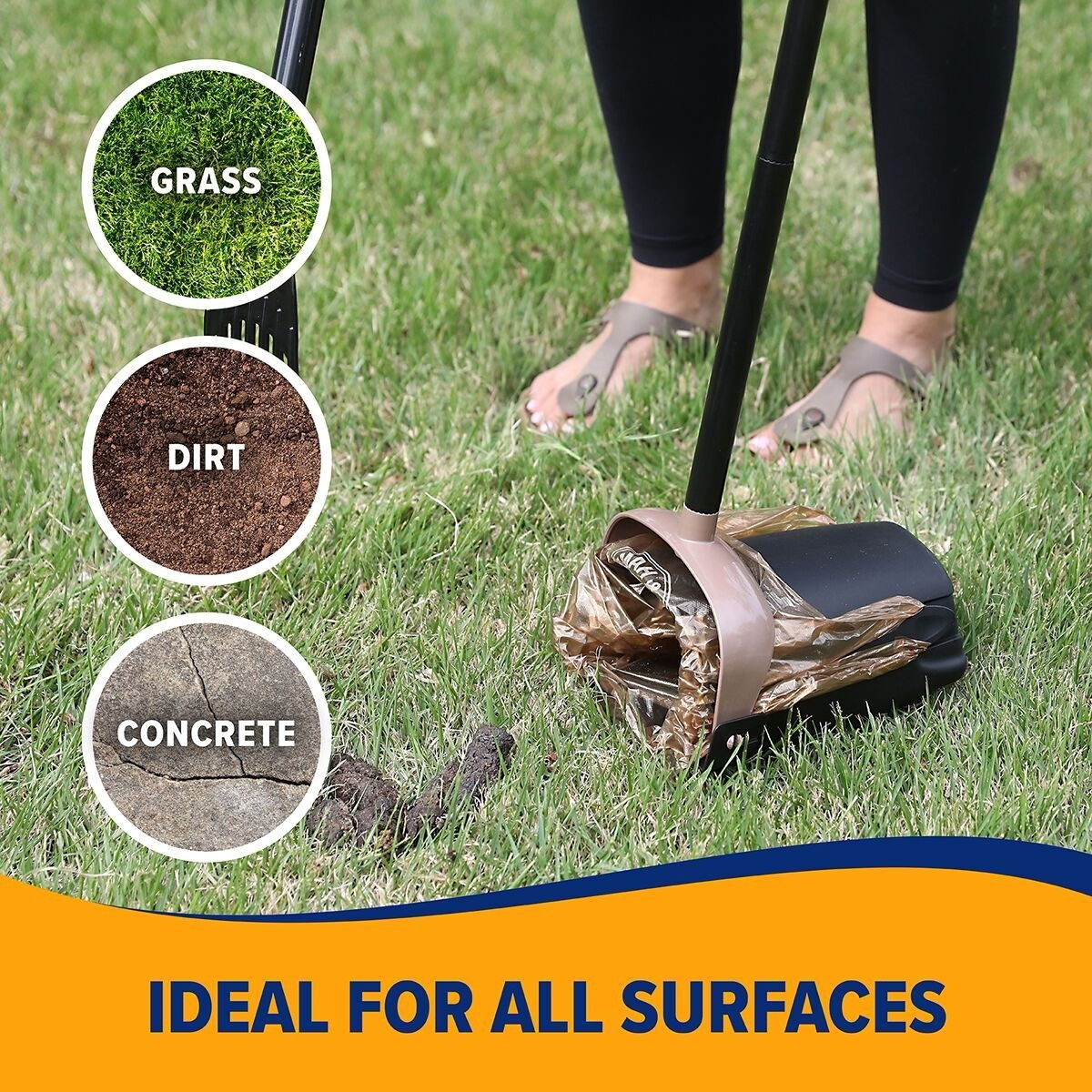Arm & Hammer ™ Swivel Bin & Rake