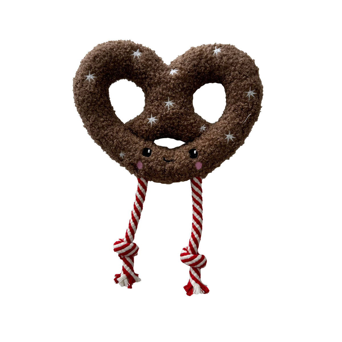 Bark-A-Boo North Pole Letters Kringle med Tau Hundeleke 28 cm - Tauleker