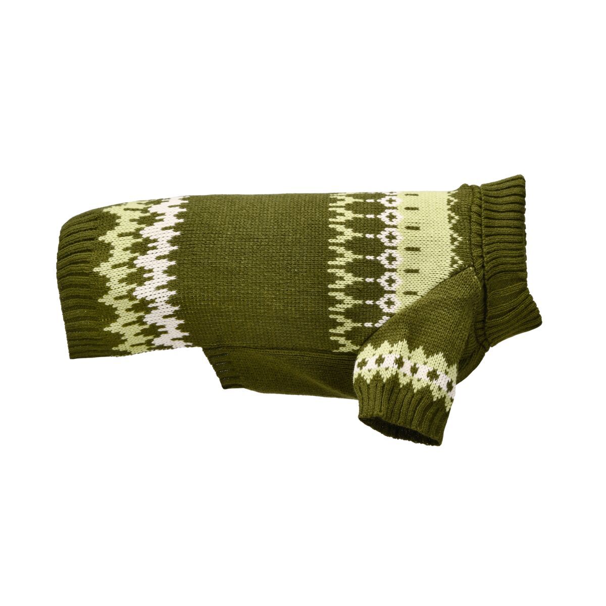 Little&Bigger Icelandic sweater green