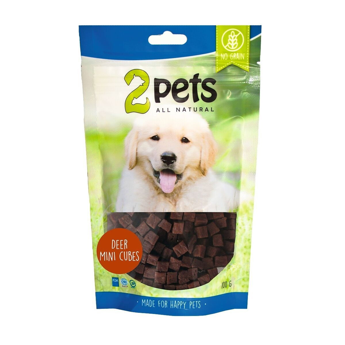2Pets Dogsnack Deer MiniCubes