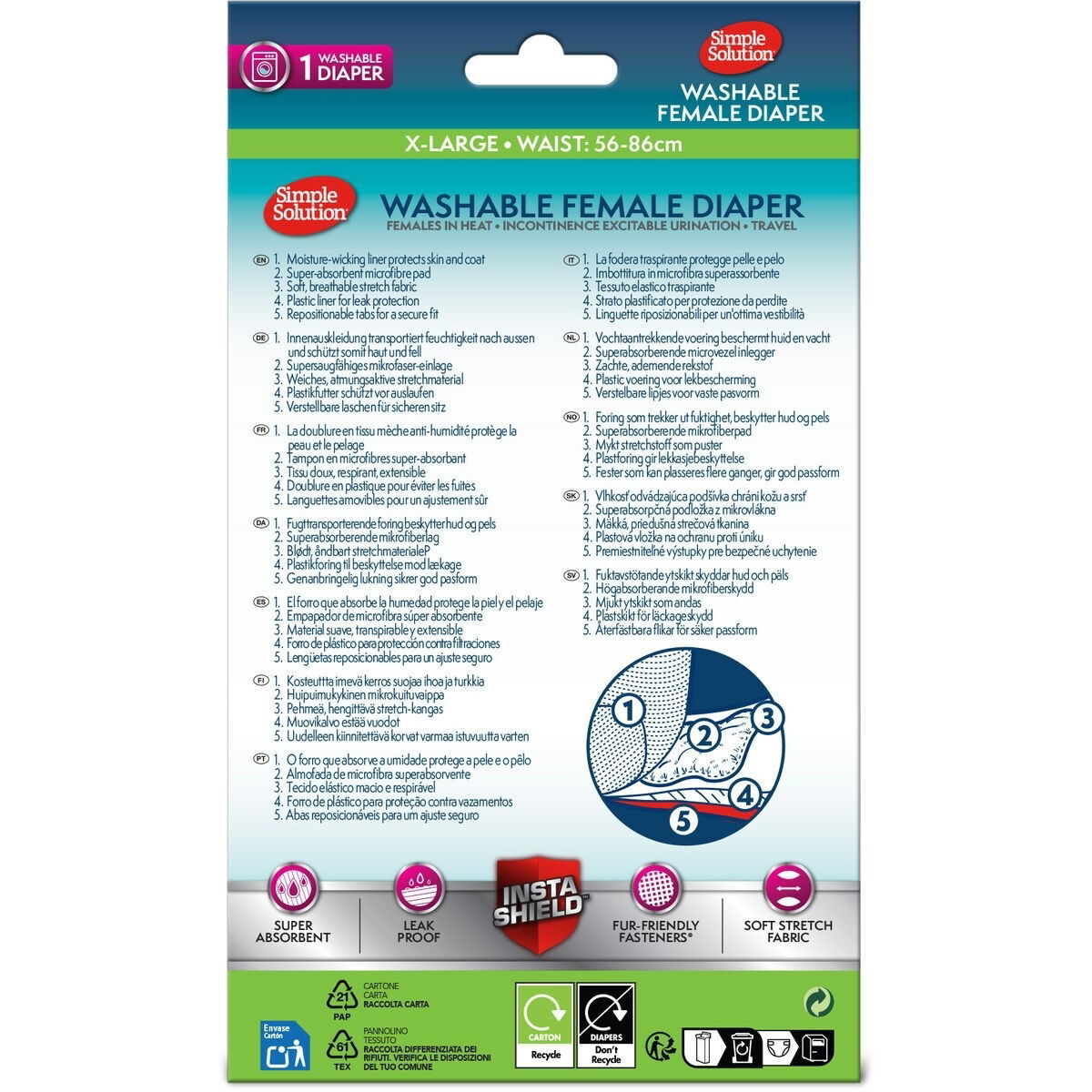 Simple Solution Diaper Garment liila