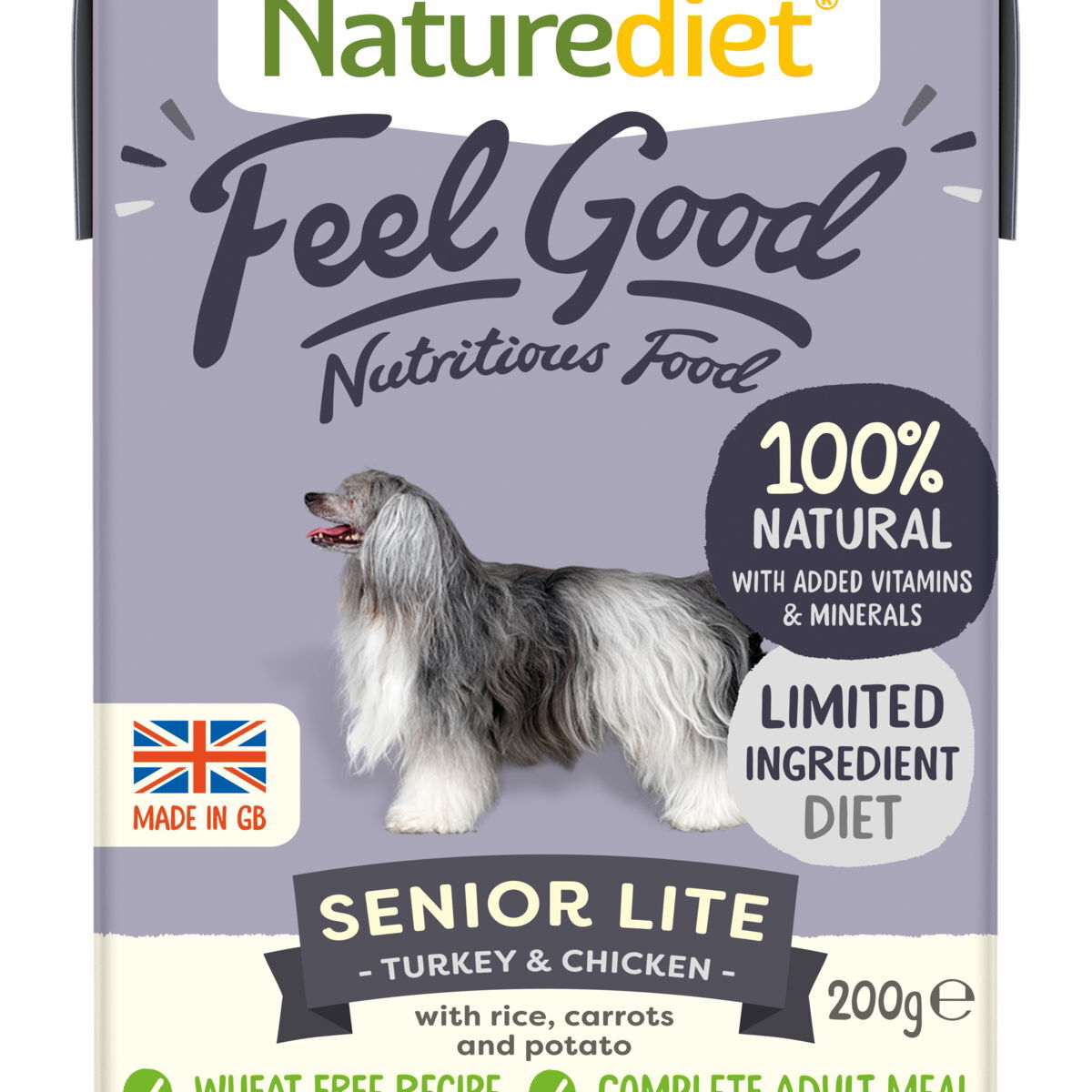 Naturediet Feel Good Senior Lite kalkun & kylling