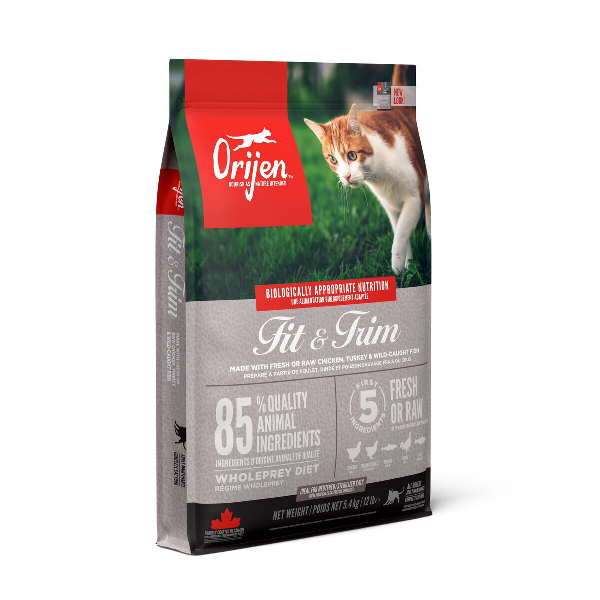 Orijen Cat Fit & Trim Tørrfôr til Katt 5,4 kg - Diettfôr til katt