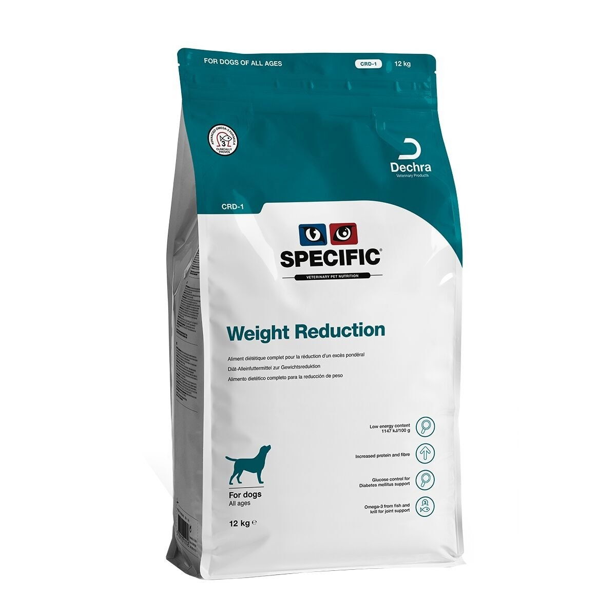 Specific Weight Reduction CRD-1 12 kg - Veterinærfôr for overvekt hos hund
