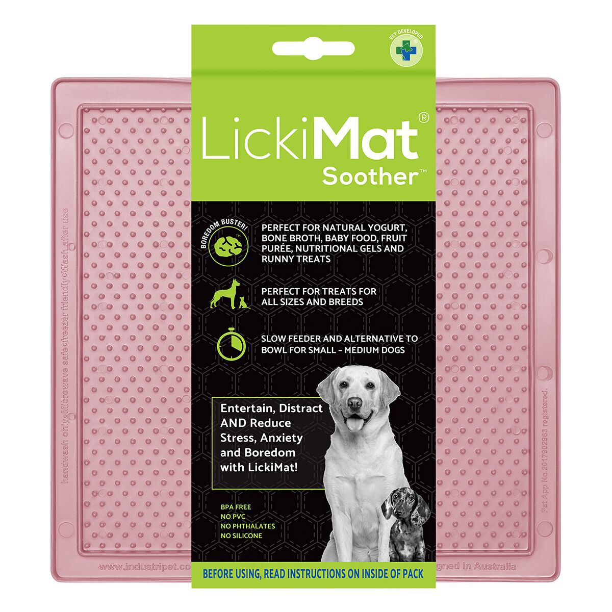 LickiMat Soother Classic Slikkematte Turkis - Slow feeder & slikkematte