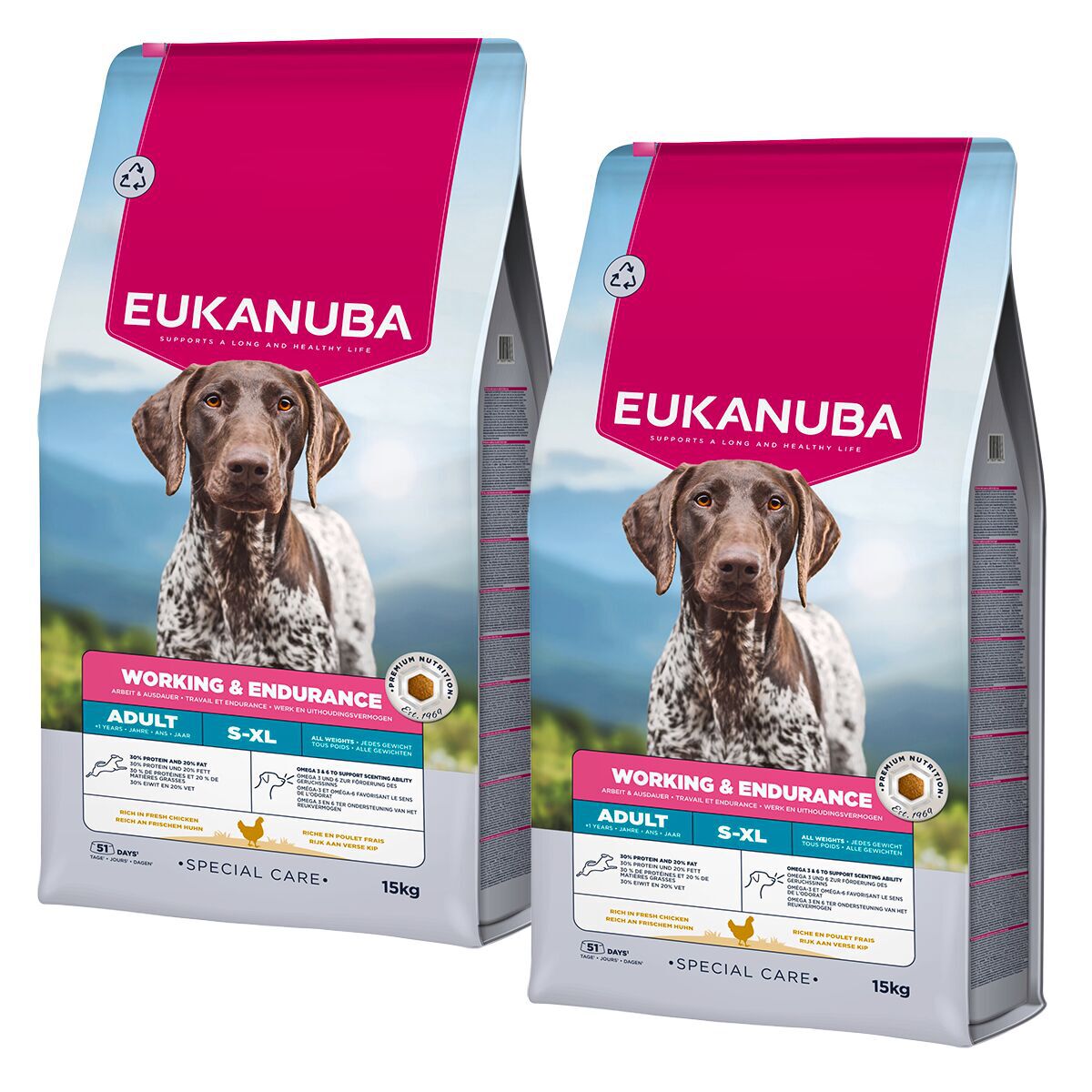 Eukanuba Working & Endurance 2 x 15 kg