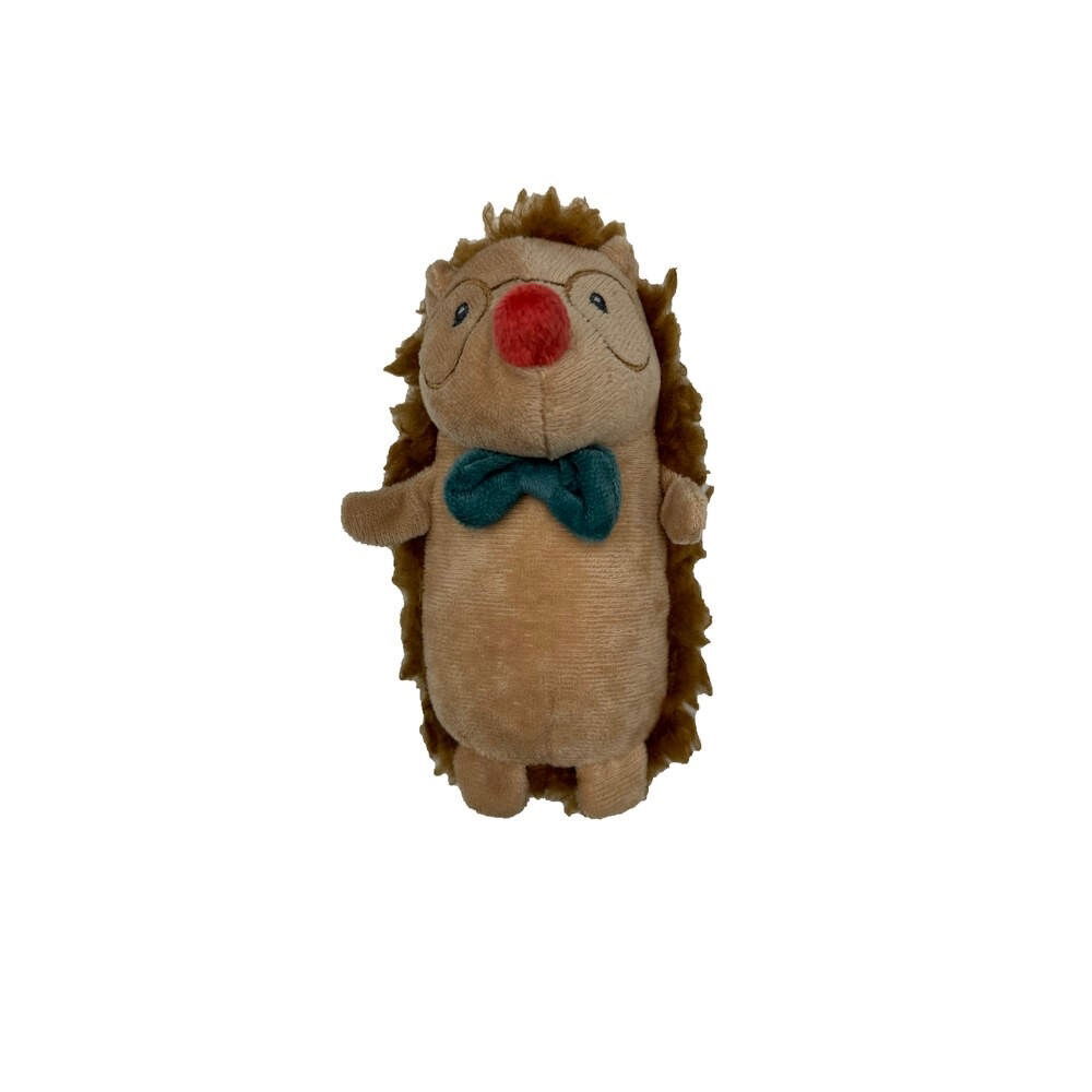 Bark-A-Boo Mistletoe Cabin plush hedgehog
