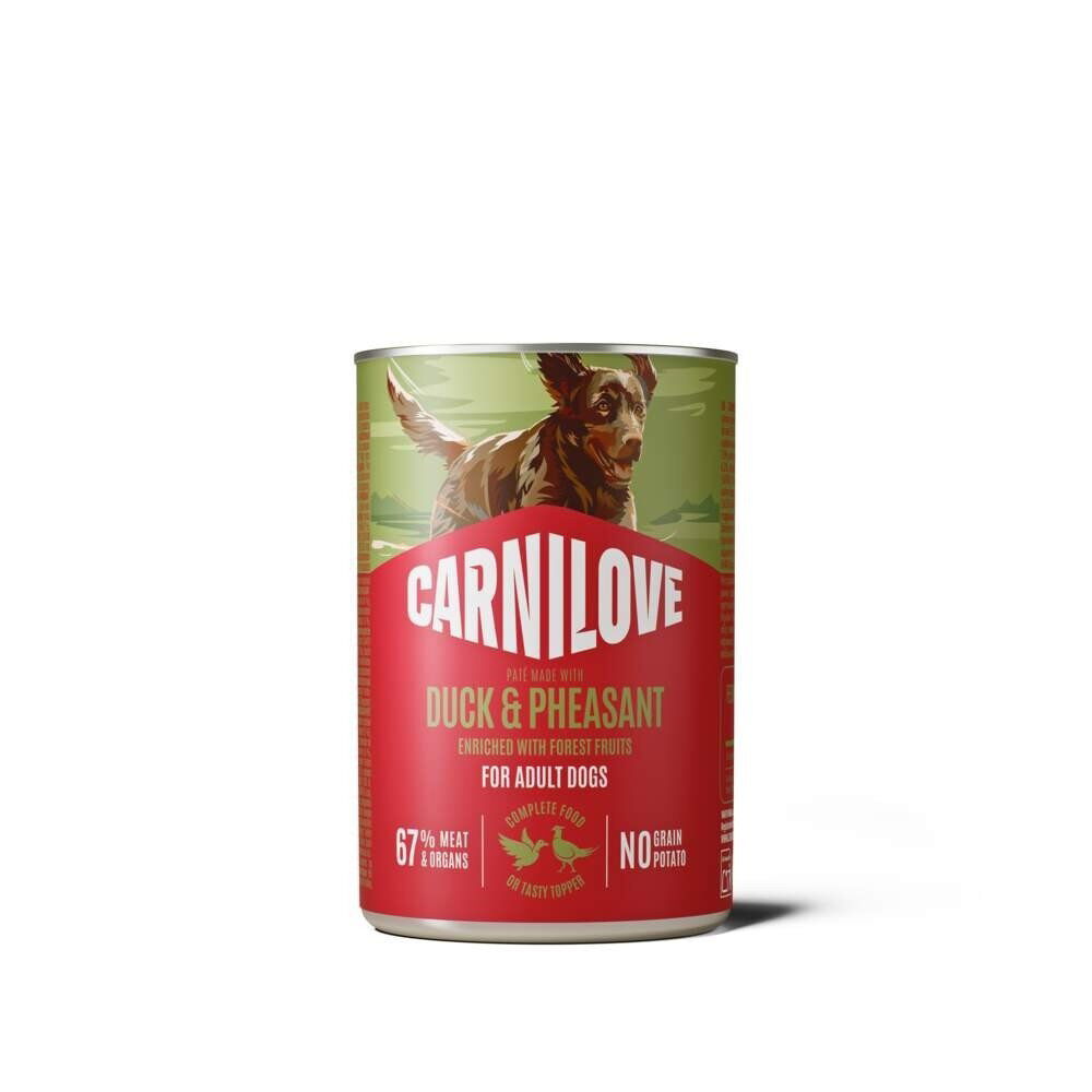 CARNILOVE dog CAN pate duck & pheasant
