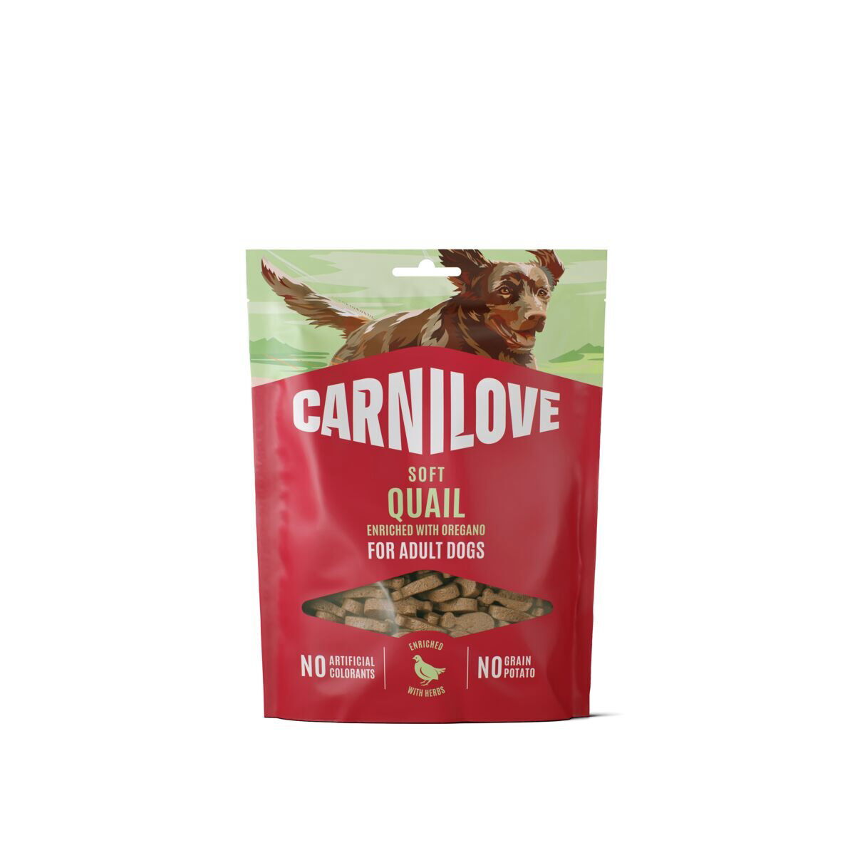CARNILOVE Dog SOFT  Snack Quail enriched with Oregano 200 g