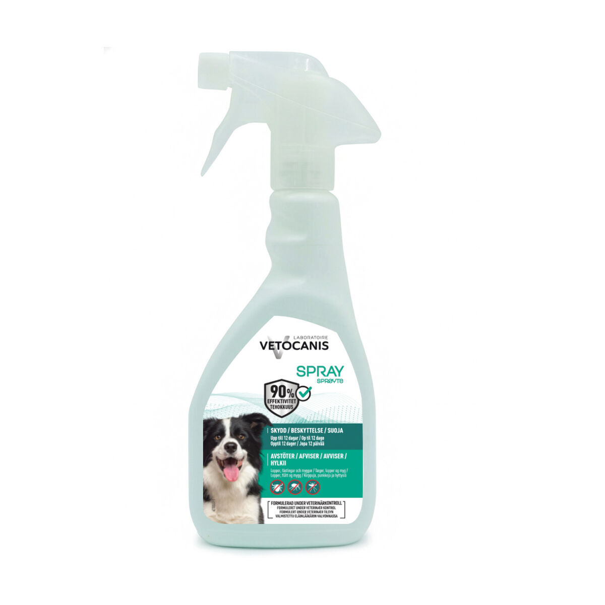 Vetocanis Anti-parasitt Spray til Hund 500 ml - Flåttmiddel til hund