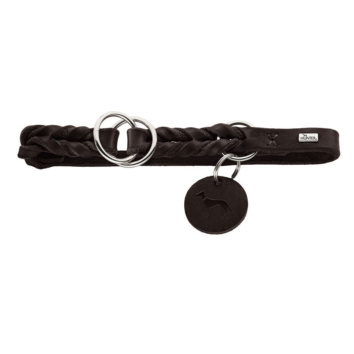 Hunter training collar Solid Education Dark Brown