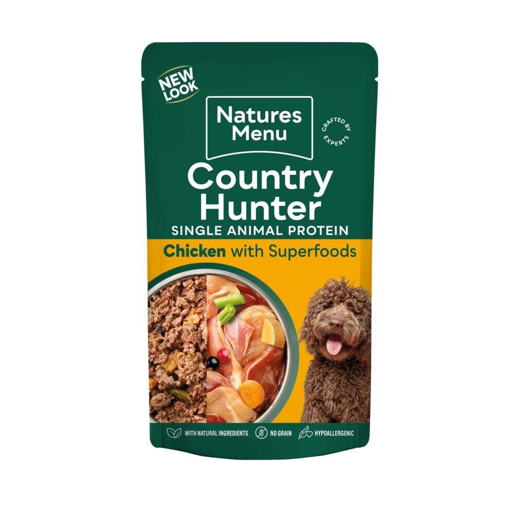 Natures:menu Country Hunter Hund Kylling 150 gr