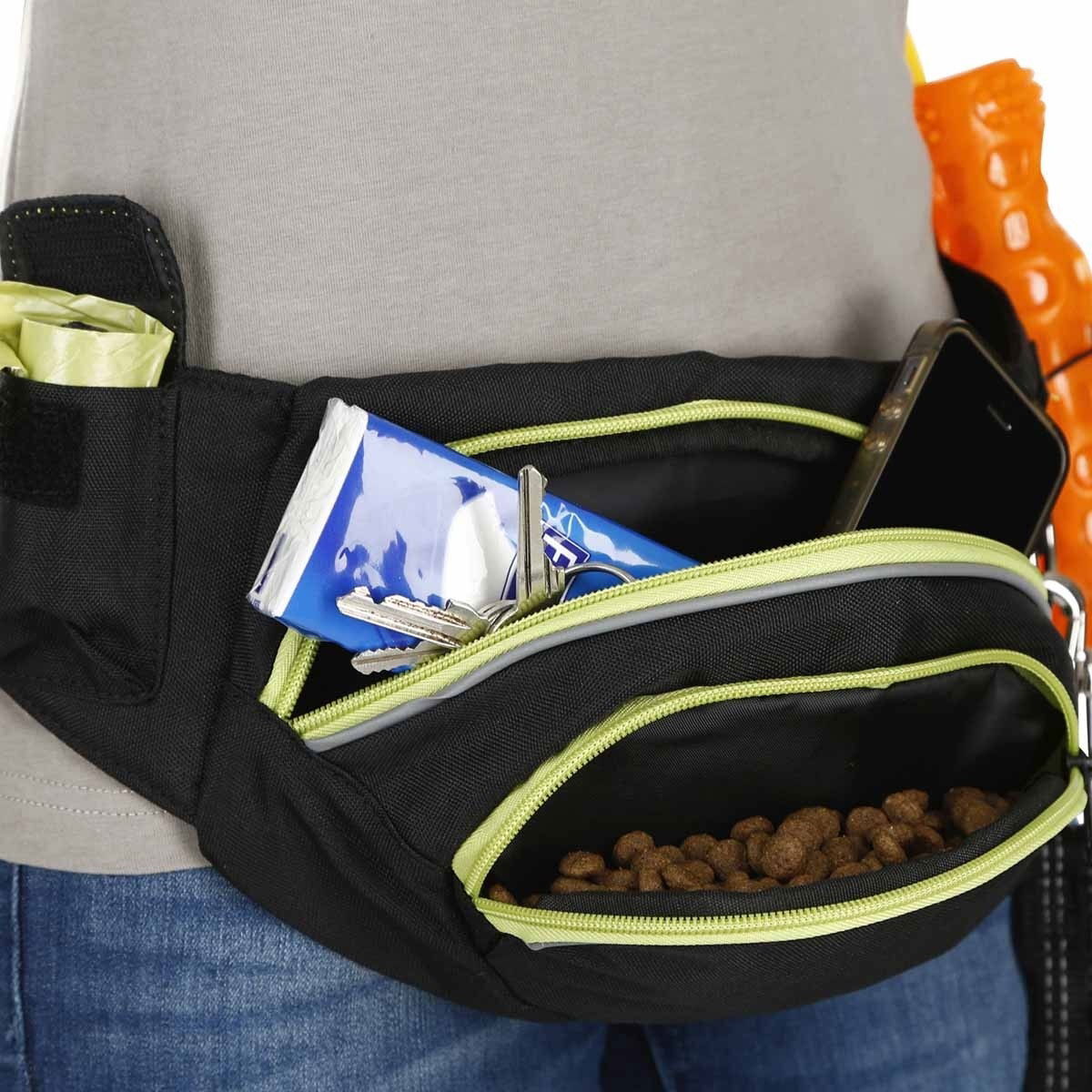 Treningsbelte Aktiv svart / grønn 