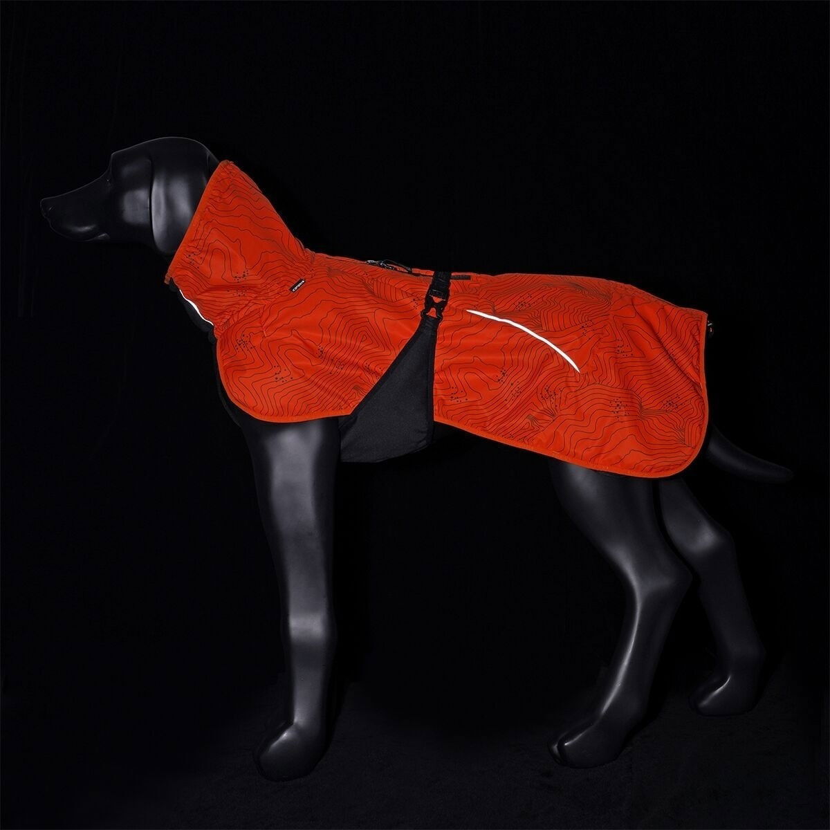Icepeak Pet Delle winter coat, orange