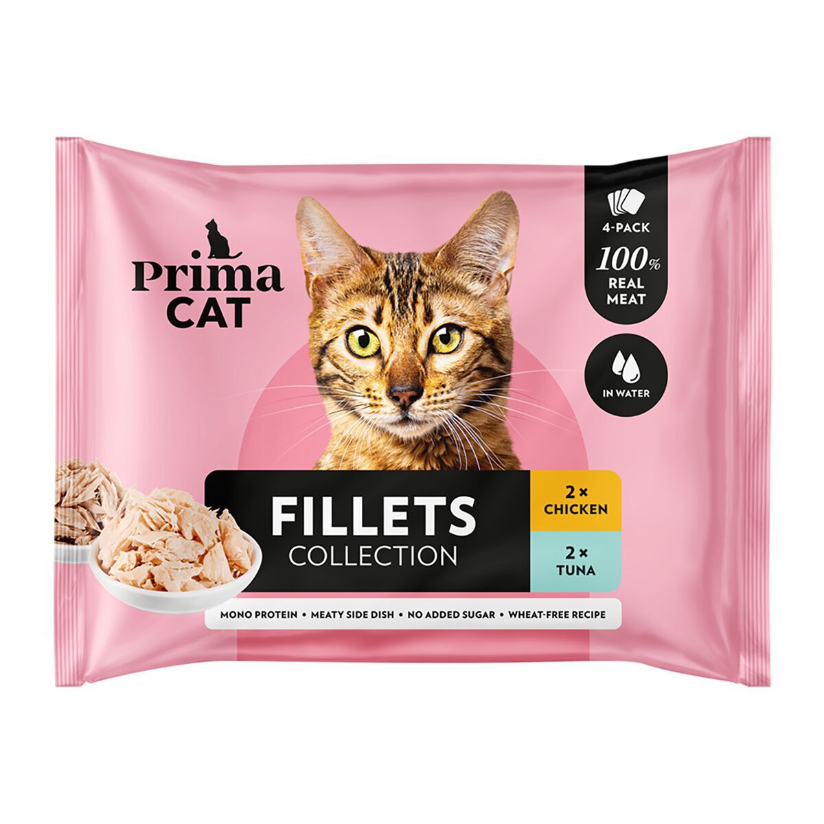 Prima Cat tunfisk med kylling i gelé - Våtfôr til katt